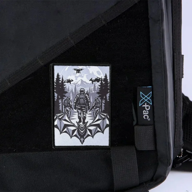 Parche Táctico Brigada Nocturna rectangular con velcro para insignia - imagen 2