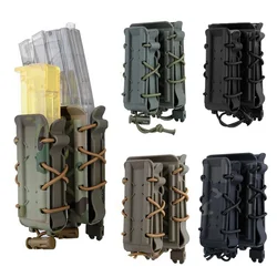 Bolsa táctica MOLLE para cargadores de rifle y pistola, fija rápido