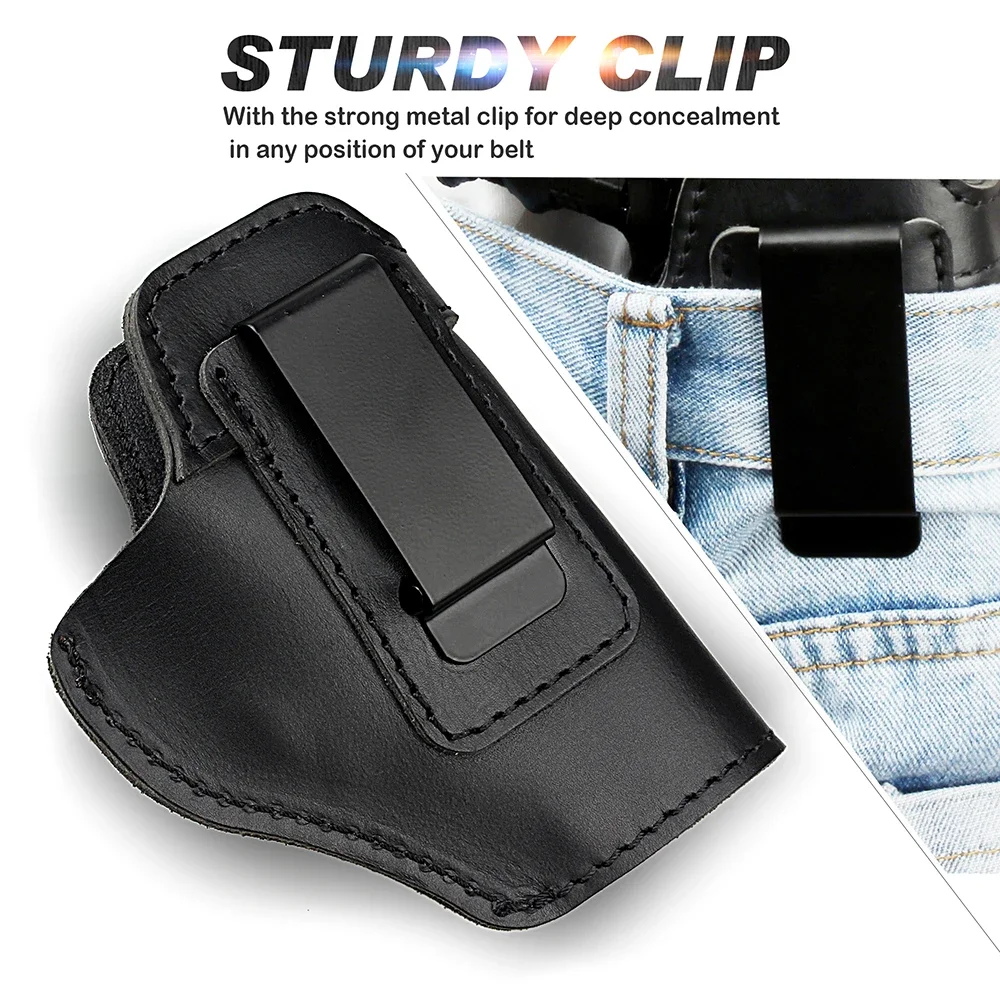 Funda IWB táctica de cuero para Glock portación oculta - imagen 4