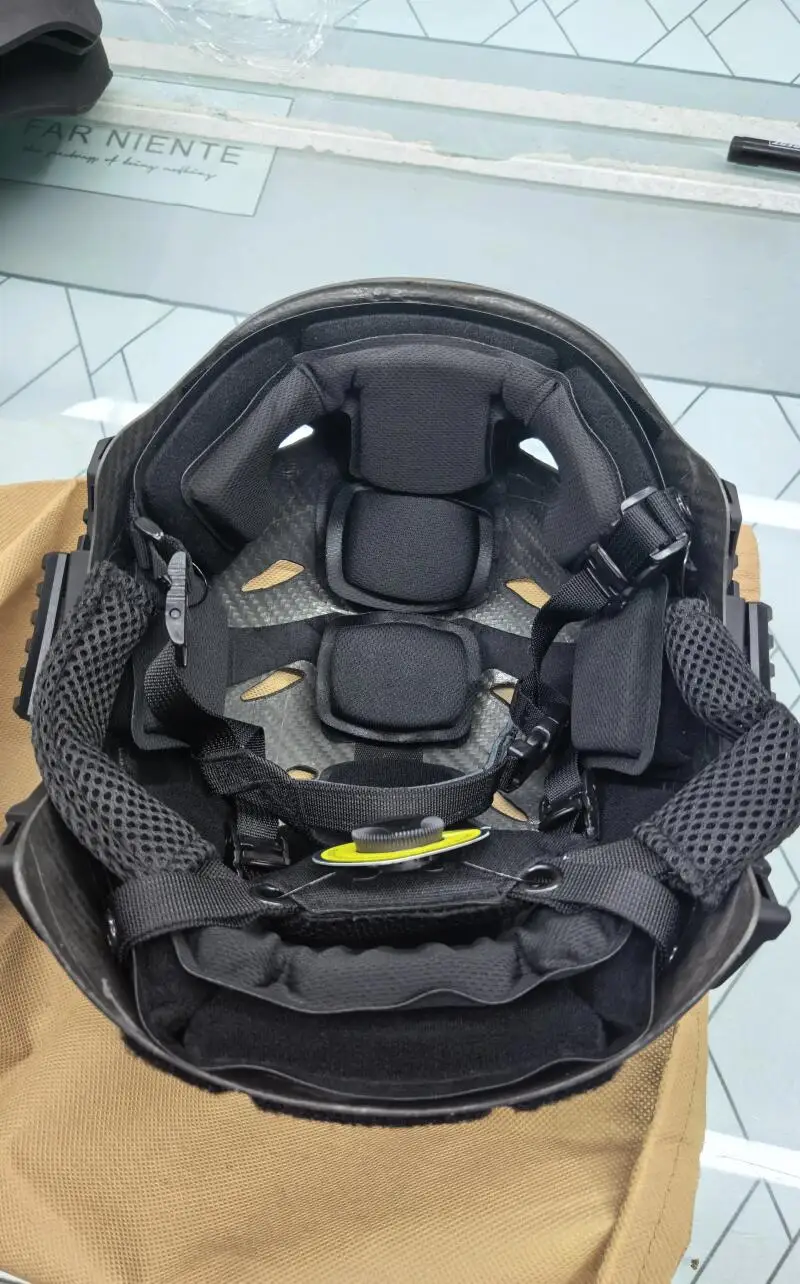 Casco antiexplosiones Wendy 3.0 fibra de carbono con forro avanzado - imagen 5