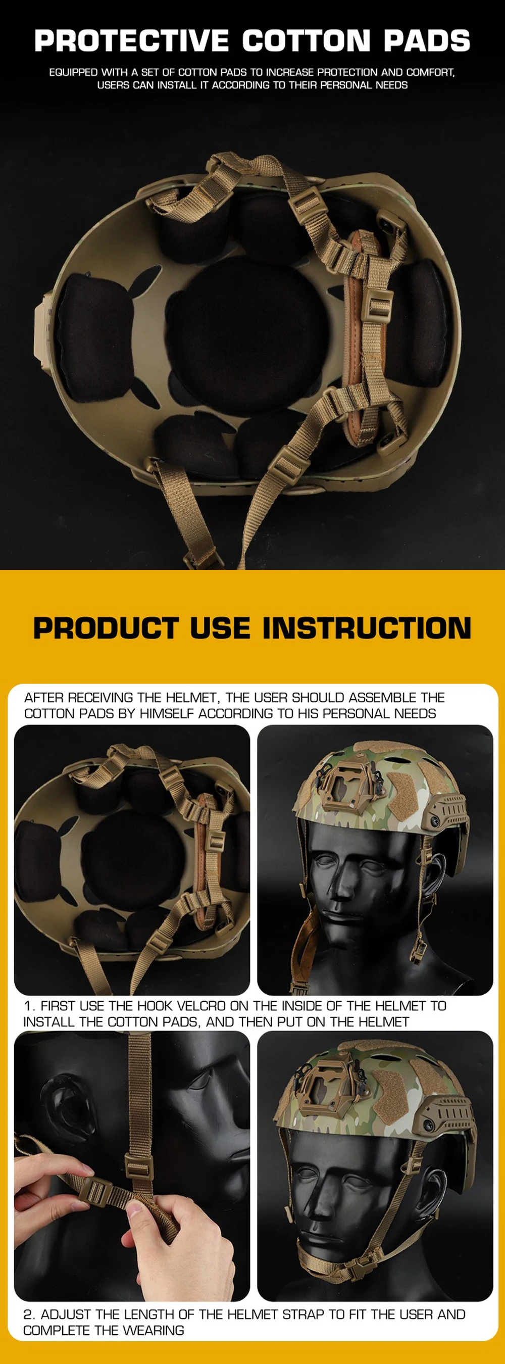 Casco siendo utilizado en entorno boscoso durante actividad de airsoft