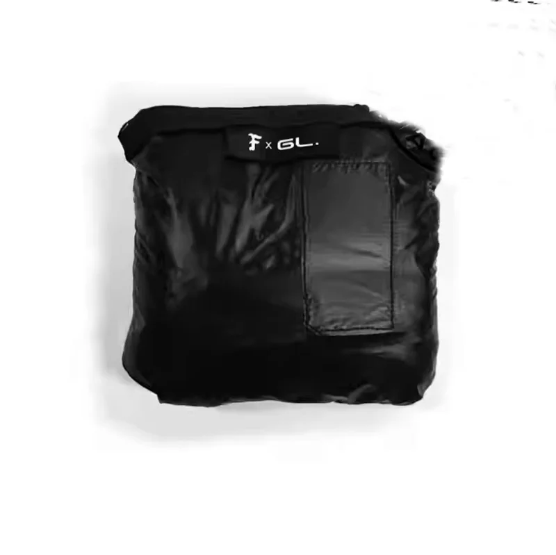 Chaqueta táctica negra plegable multiusos ligera antiinfrarrojos UV
