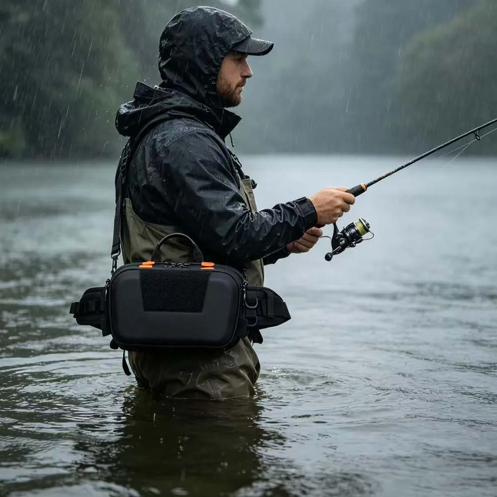 Bolsa táctica para pesca riñonera multifunción de gran capacidad - imagen 3