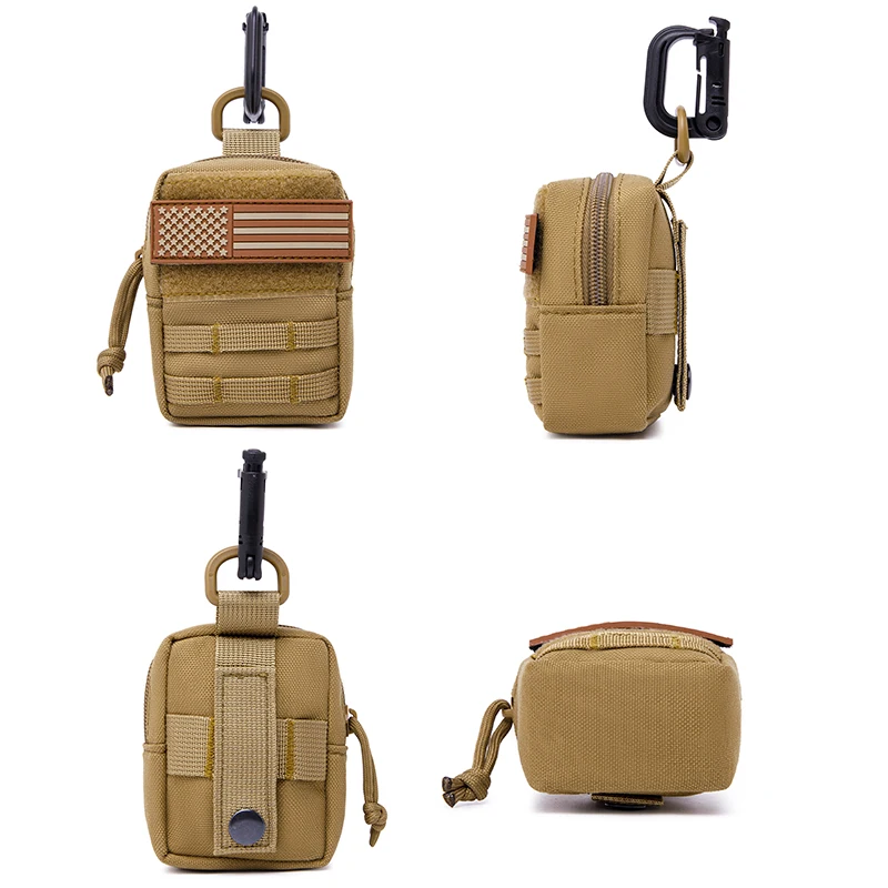 Bolsa táctica de pecho Molle pequeña para caza, outdoor y herramientas - imagen 3