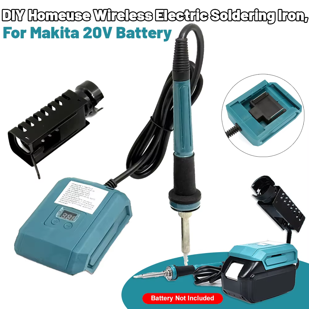 Estación de soldadura inalámbrica Makita 18V – 60W portátil para bricolaje - imagen 2