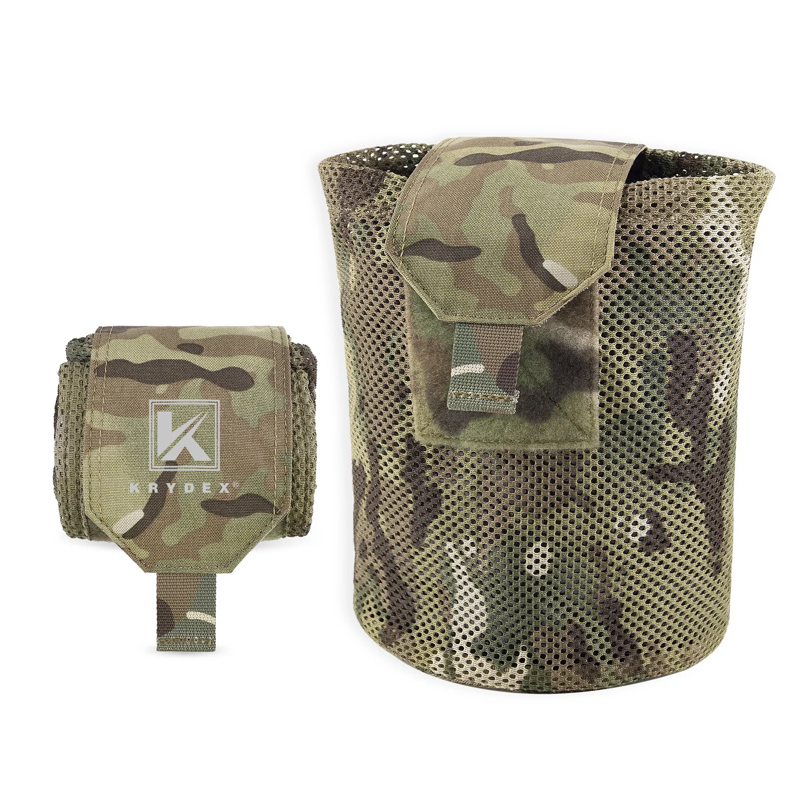 KRYDEX porta cargadores MOLLE de malla táctica plegable - imagen 5