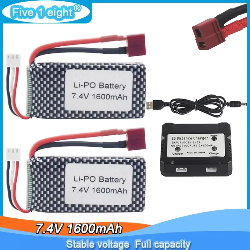 Batería Li-Po con conector T para vehículo teledirigido