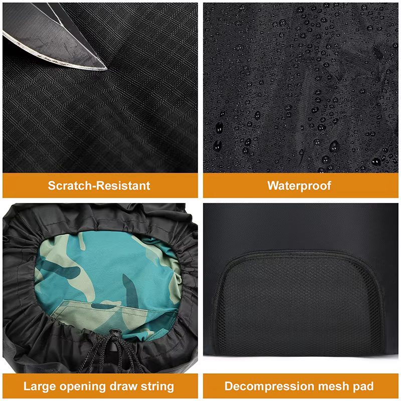 Mochila táctica nylon MOLLE 90L – Outdoor, acampada y viaje - imagen 4