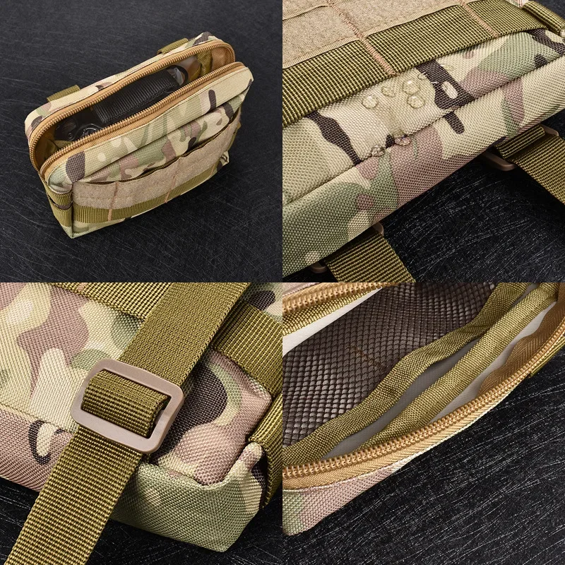 Bolsa MOLLE táctica impermeable para cinturón botiquín y móvil - imagen 5