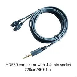 Cable desmontable dual Sennheiser HD650 con conector bañado en oro