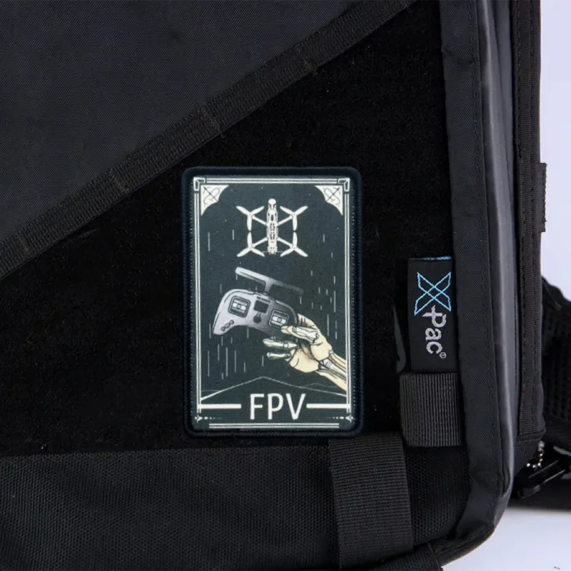 Parche táctico FPV con brazalete adhesivo gancho y bucle - imagen 5