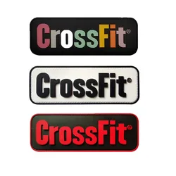 Parche PVC nombre CrossFit termoadhesivo para ropa