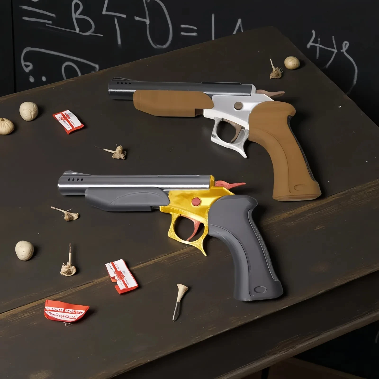 Llavero mini 3D pistola steampunk El Último de Nosotros para fans