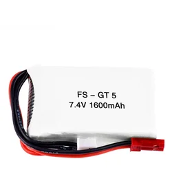 Batería LiPo 7,4V 1600mAh transmisor Flysky FS-GT5 RC