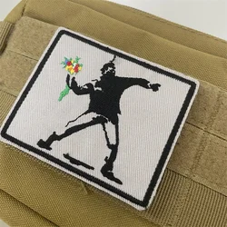 Parche táctico ermitaño con velcro – Insignia militar para mochila