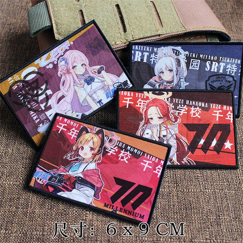 Parche bordado Azur Archives - Haru Miyako Iori para bolsa - imagen 4