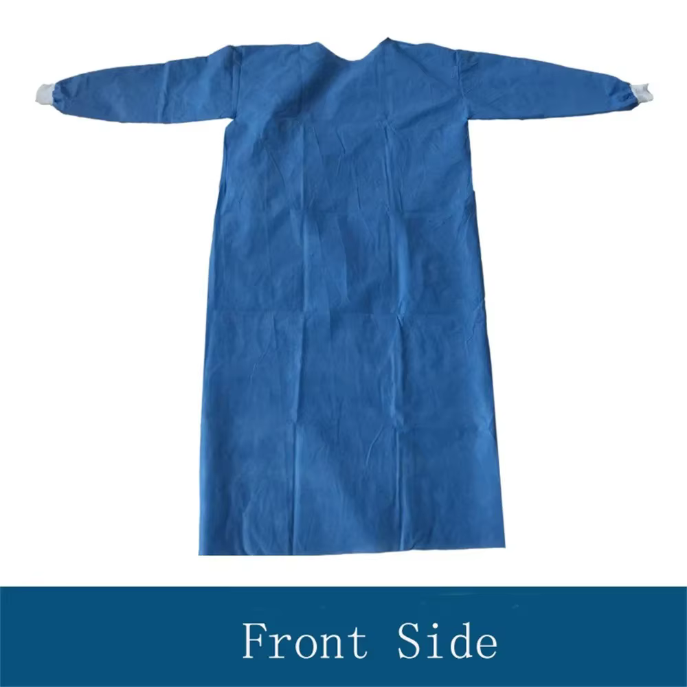 Ropa de protección desechable no tejida azul para seguridad laboral - imagen 2