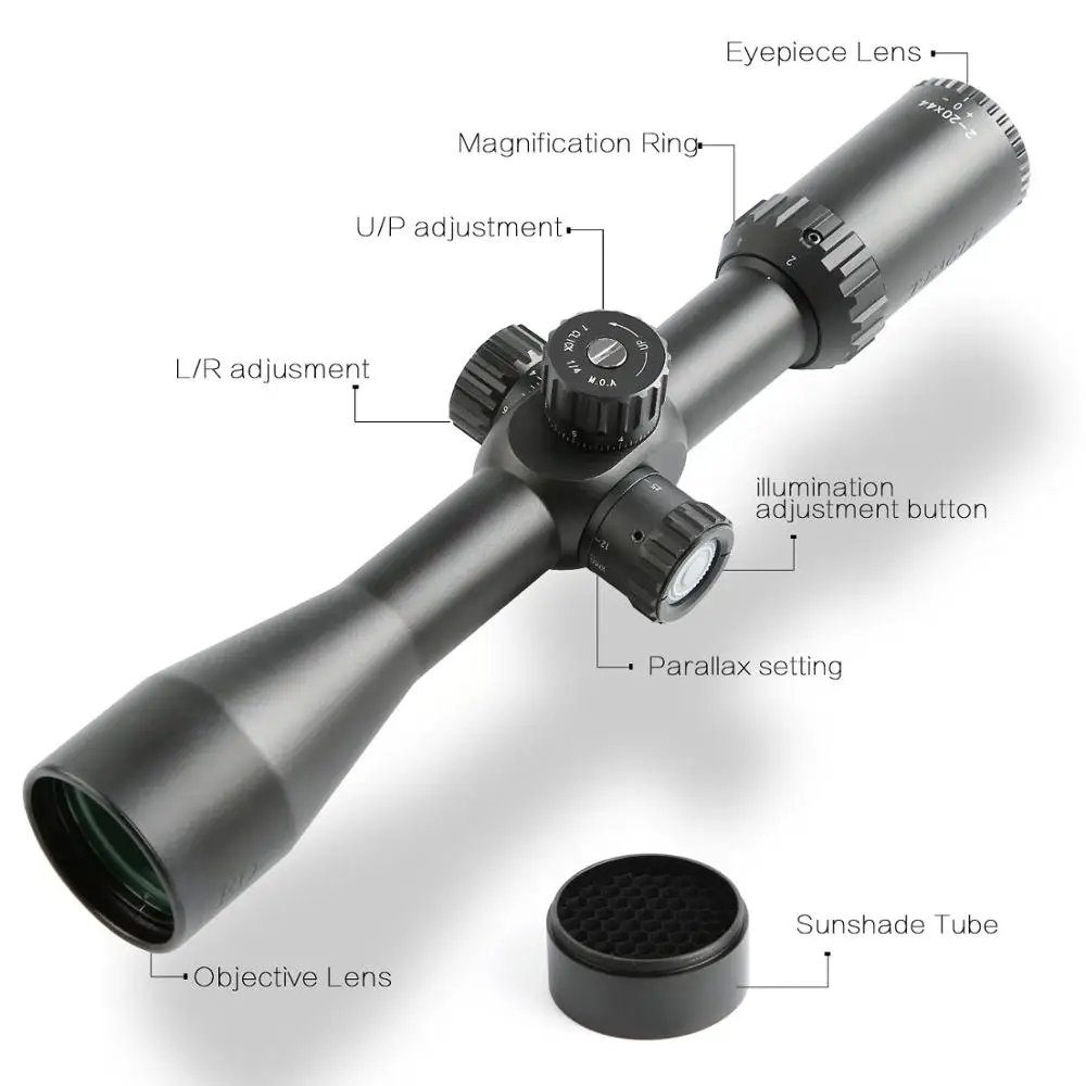 T-EAGLE mira telescópica táctica IR para rifle con retícula grabada - imagen 5