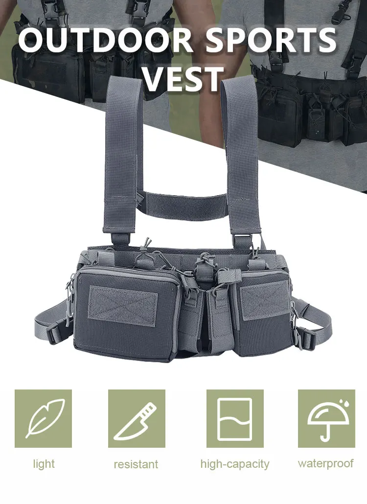 Detalle del diseño colgante MOLLE