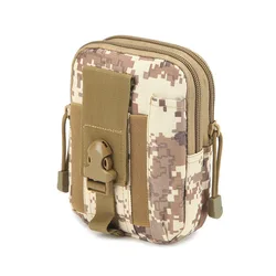 Riñonera táctica impermeable camuflaje MOLLE para senderismo y EDC