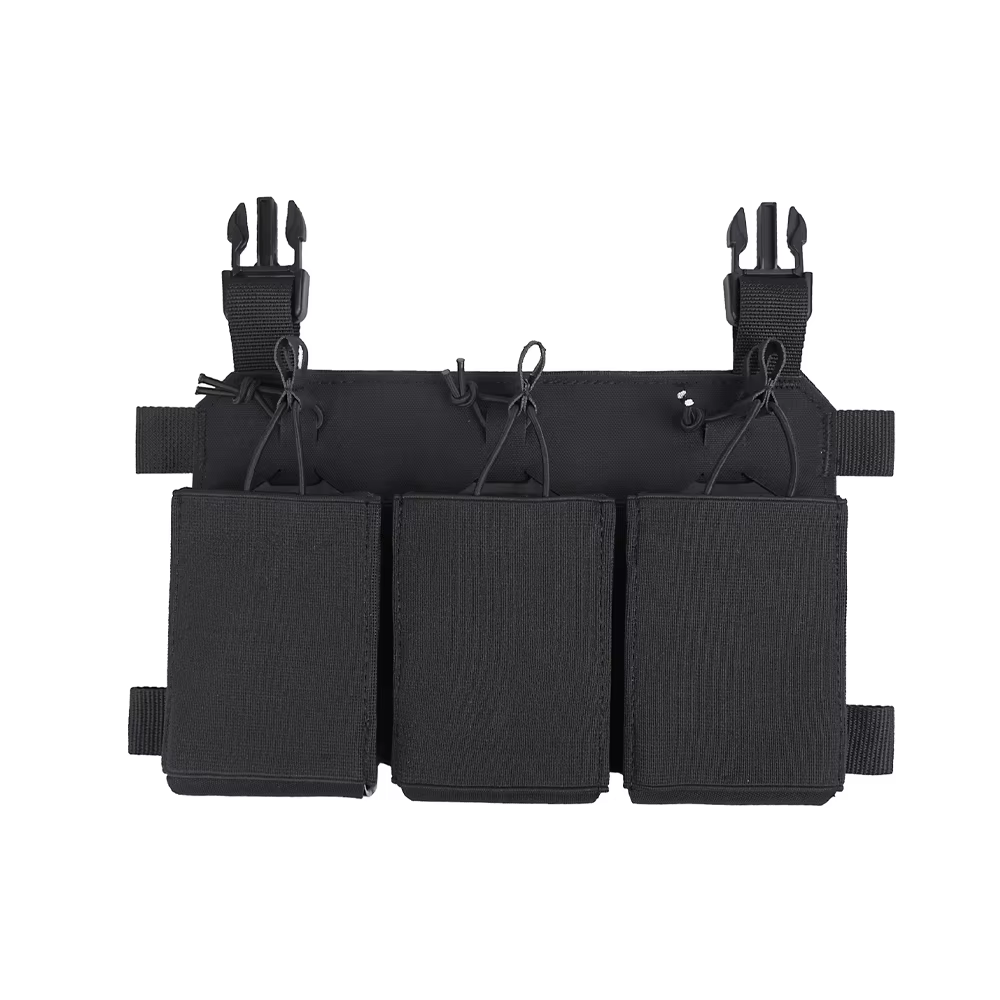 Bolsa táctica MOLLE triple para cargadores y herramientas Airsoft - imagen 4