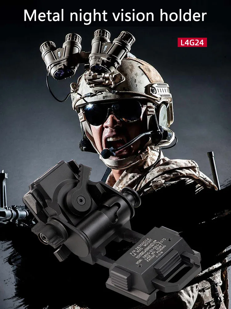 Soporte NVG vista frontal