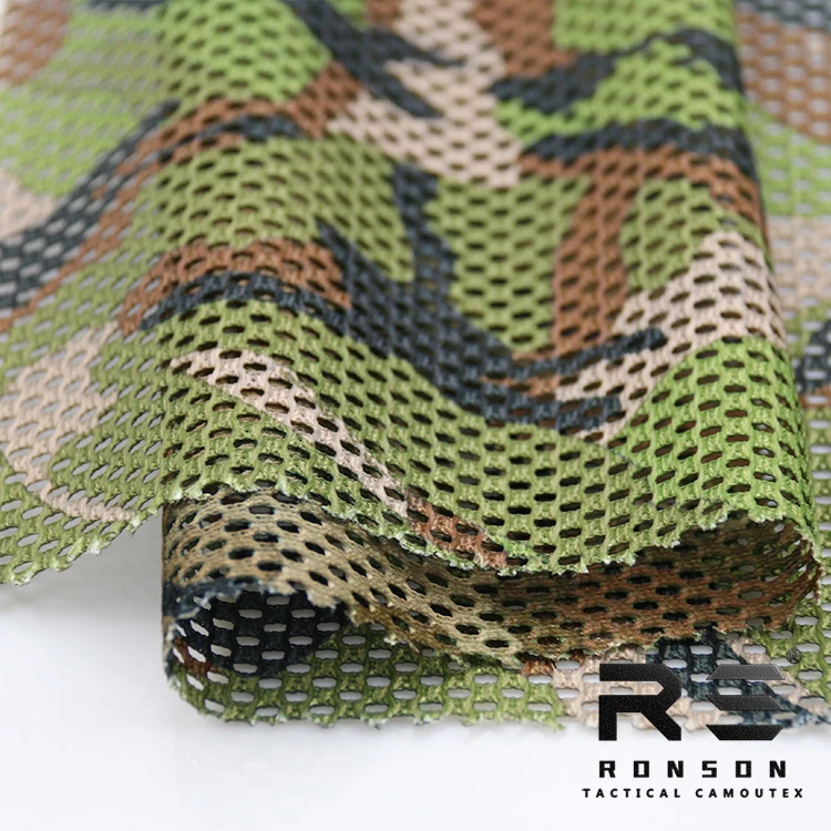 Tela de camuflaje ojo de pájaro engrosada para chaleco táctico - imagen 2