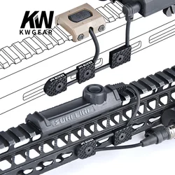 WADSN Interruptor de presión PEQ M-LOK Keymod CNC aluminio anodizado