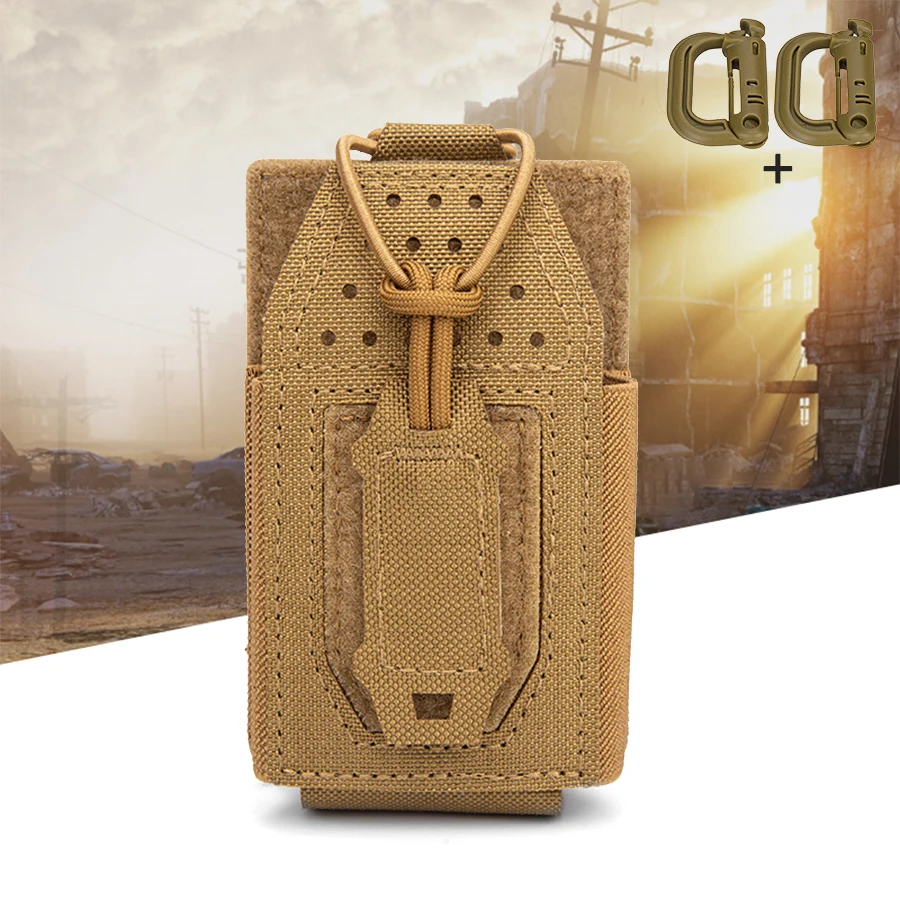 Bolsa táctica MOLLE de nylon resistente para radio colgante - imagen 5
