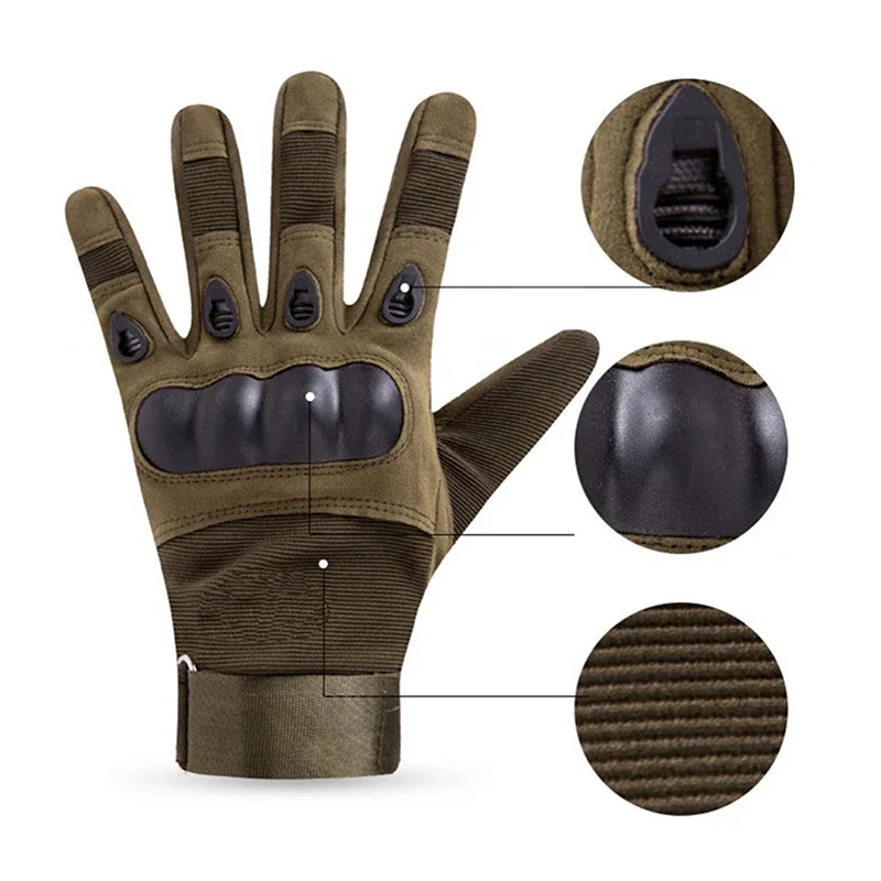 Guantes tácticos hombre con pantalla táctil antideslizantes - imagen 3