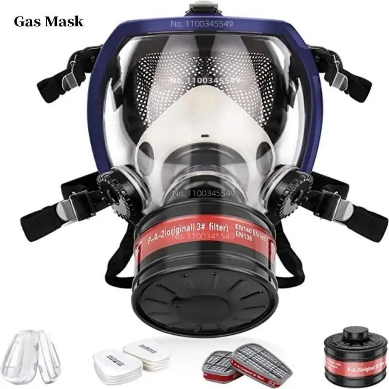 Máscara de gas táctica filtro carbón activado 40mm – Respirador antihumos - imagen 5