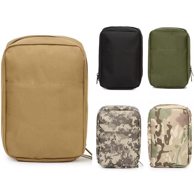 Bolsa táctica MOLLE con cremallera para almacenamiento médico y caza - imagen 5