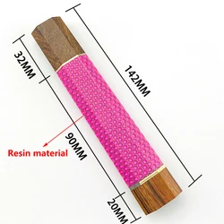 Funda cuchillo cocina madera estilo japonés piel serpiente – Resina 11 tipos