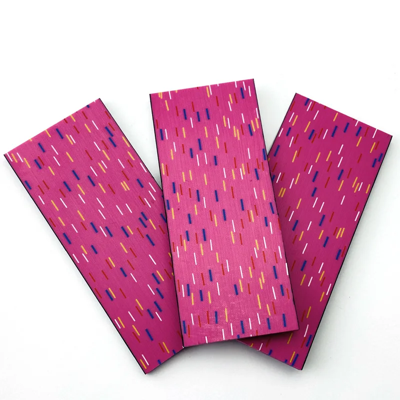 Lámina G10 Donut rosa damasco para mango cuchillo táctico - imagen 2