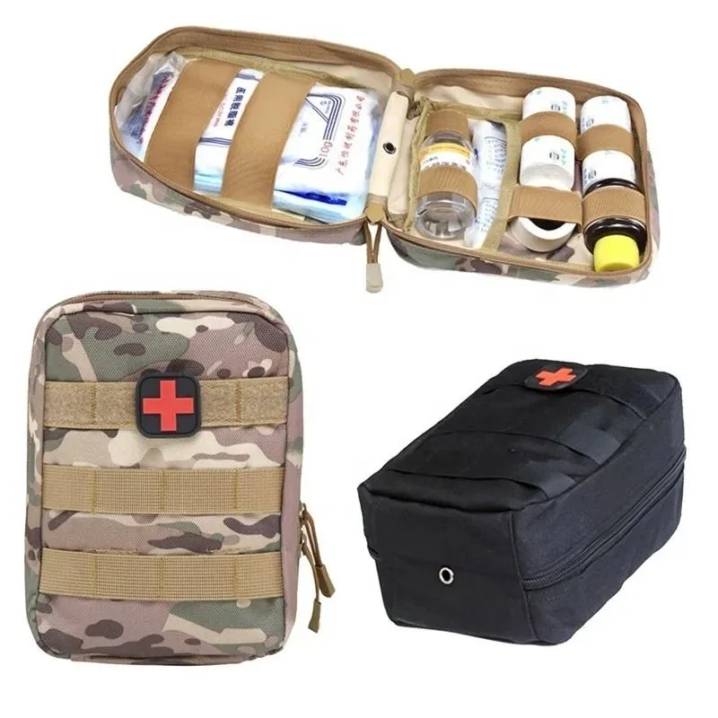 Bolsa táctica MOLLE botiquín primeros auxilios para supervivencia
