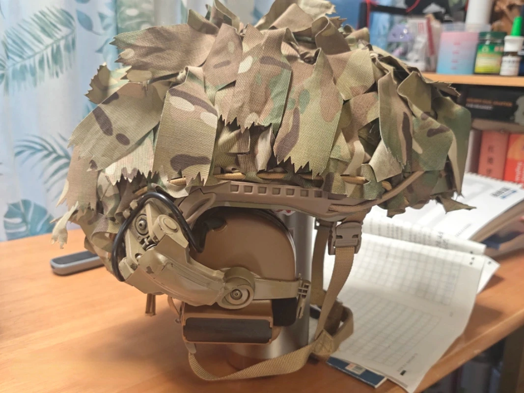 A-23 Cubierta de casco táctico camuflaje MC RG ripstop - imagen 5