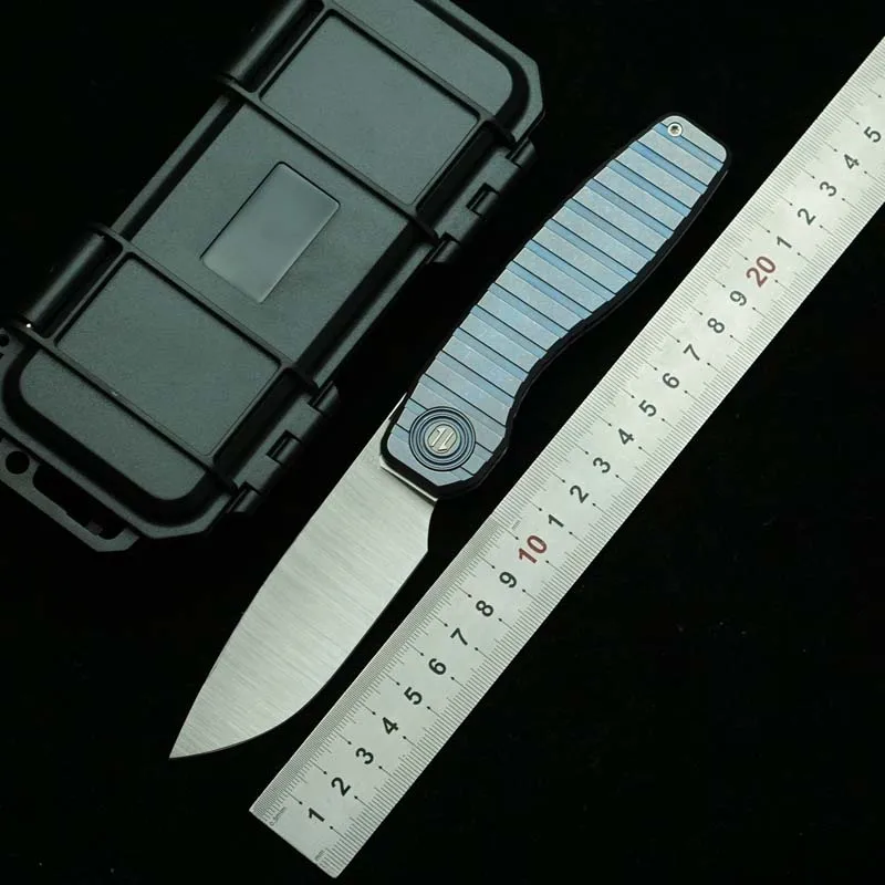 FSD Grande cuchillo plegable EDC con hoja titanio y rodamiento cerámico - imagen 5