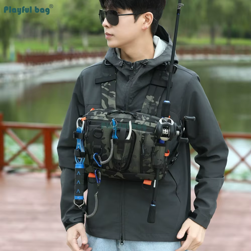 Riñonera táctica impermeable desmontable para señuelos de pesca - imagen 3