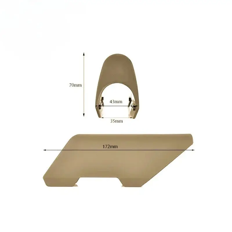 CTR soporte de mejilla liberación rápida nylon con placa trasera