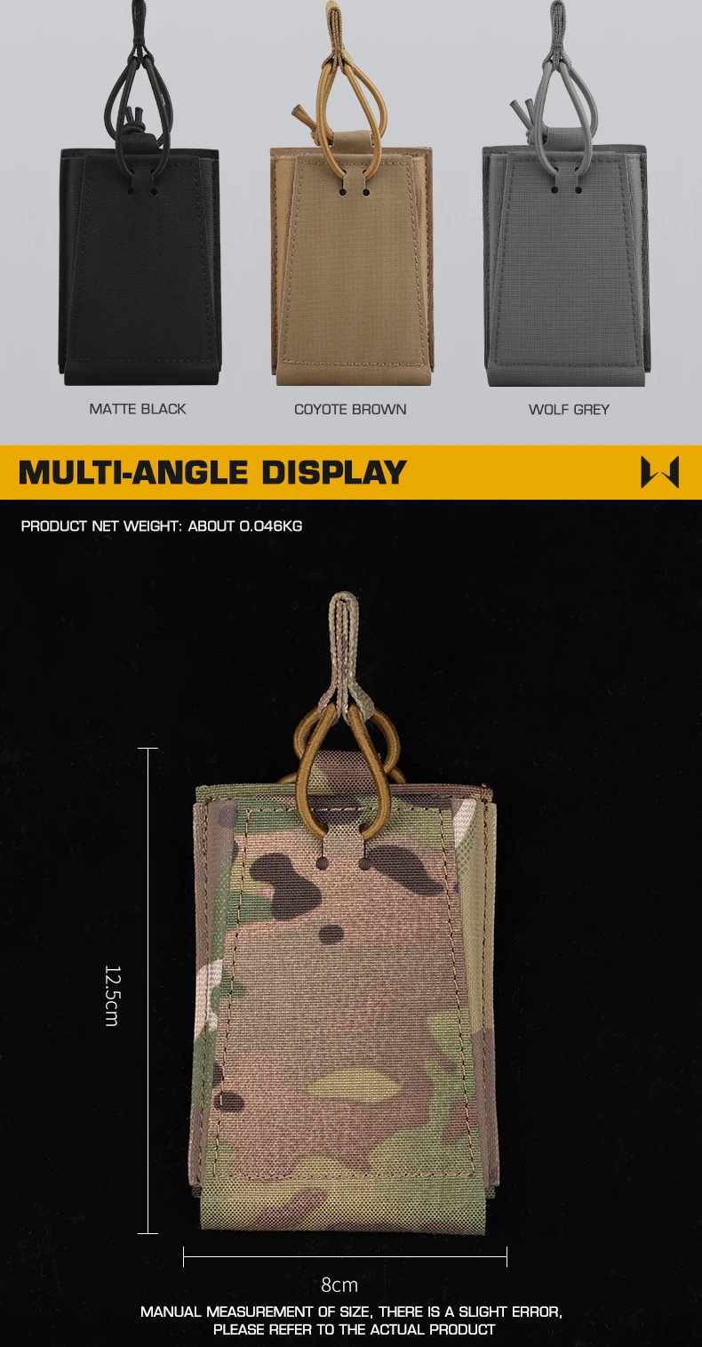 Portacargadores individual para rifle AR15/AK47