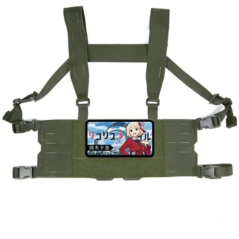 Parche bordado Lycoris Recoil DA Coffee House reflectante para mochila - imagen 4