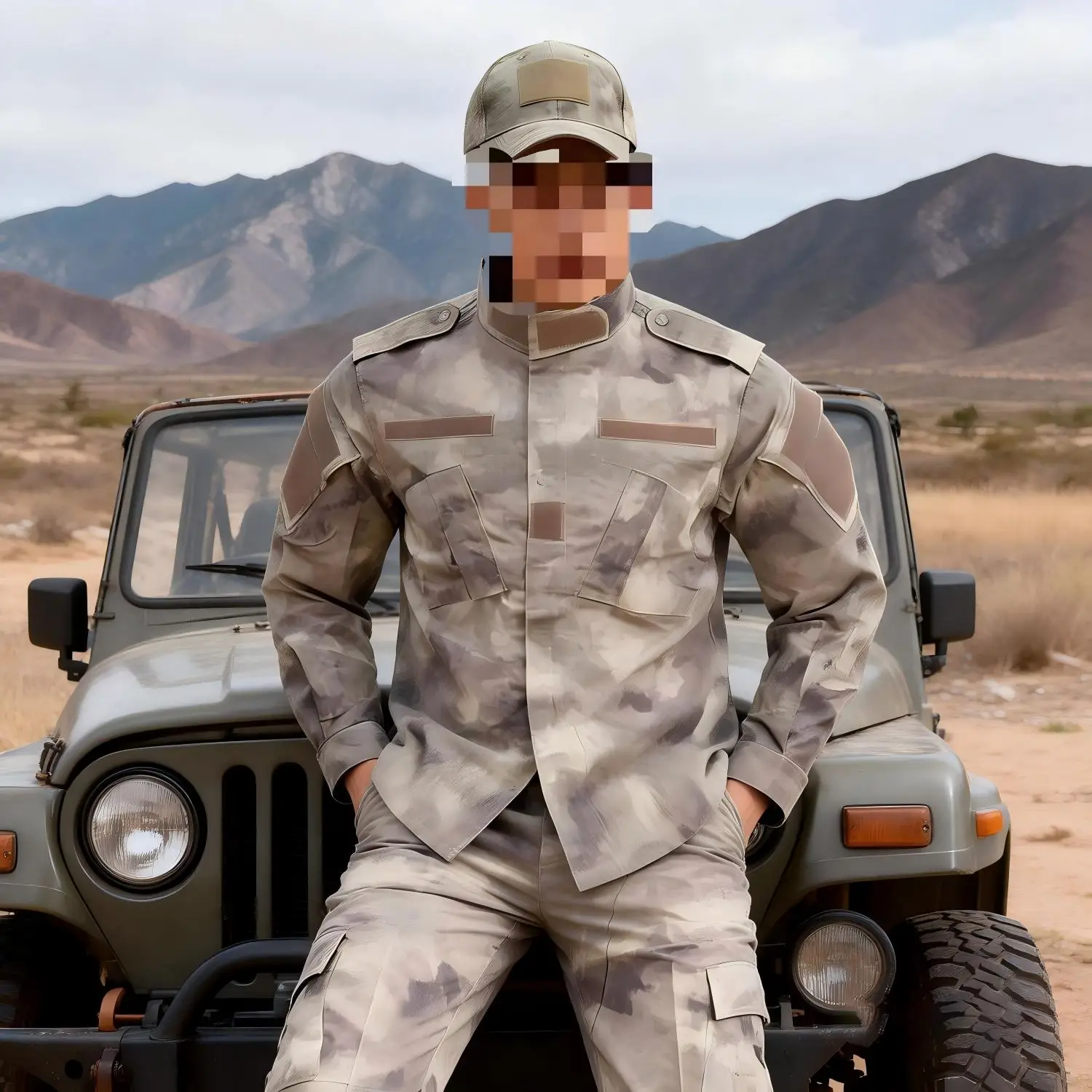 Uniforme táctico camuflaje militar para exteriores resistente - imagen 5
