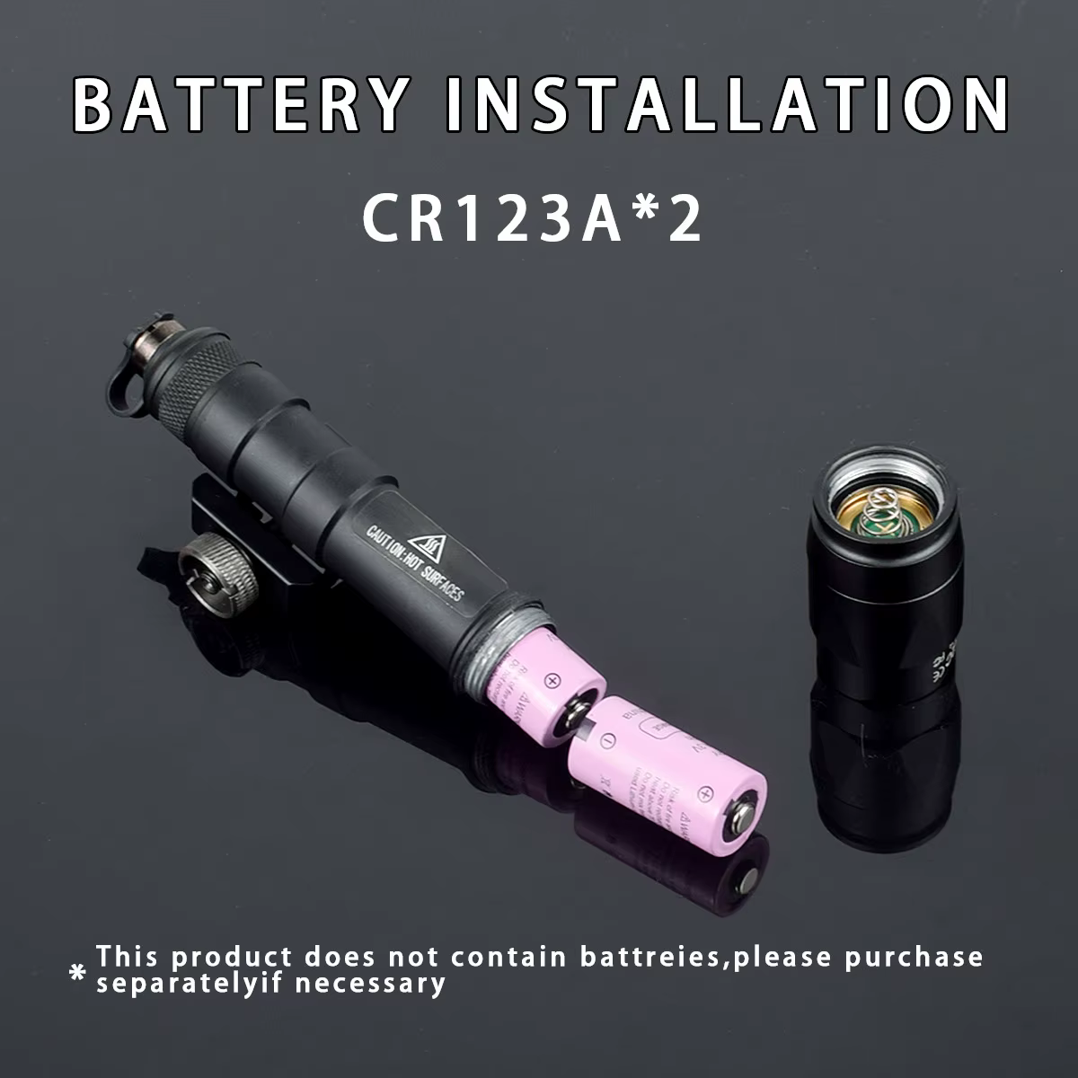 Linterna táctica Surefire M600 LED con interruptor de presión dual - imagen 3