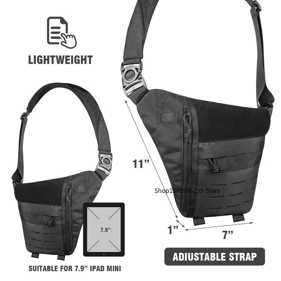 Bandolera táctica con funda de pistola para uso diario - imagen 4