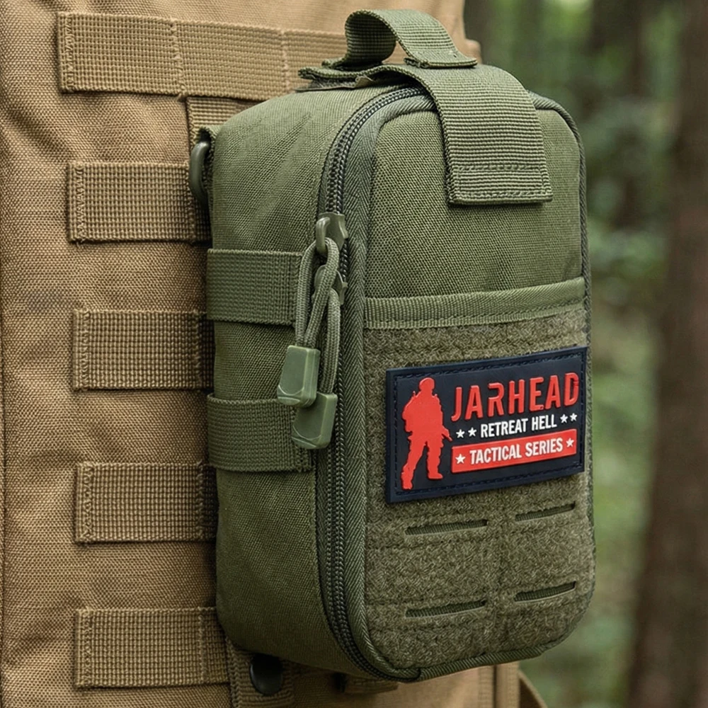 Bolsa Táctica de Primeros Auxilios MOLLE EDC impermeable Nailon 600D - imagen 5