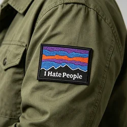 Parche termoadhesivo bordado montaña misteriosa – para ropa y gorra