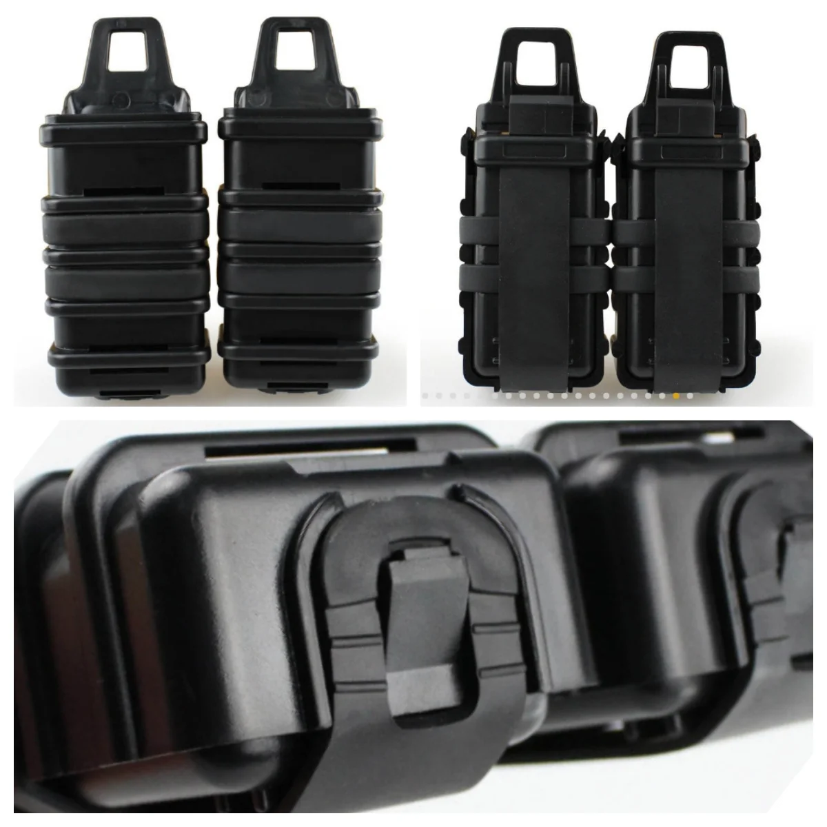 Portacargador ABS de plástico rígido para airsoft y wargame - imagen 3