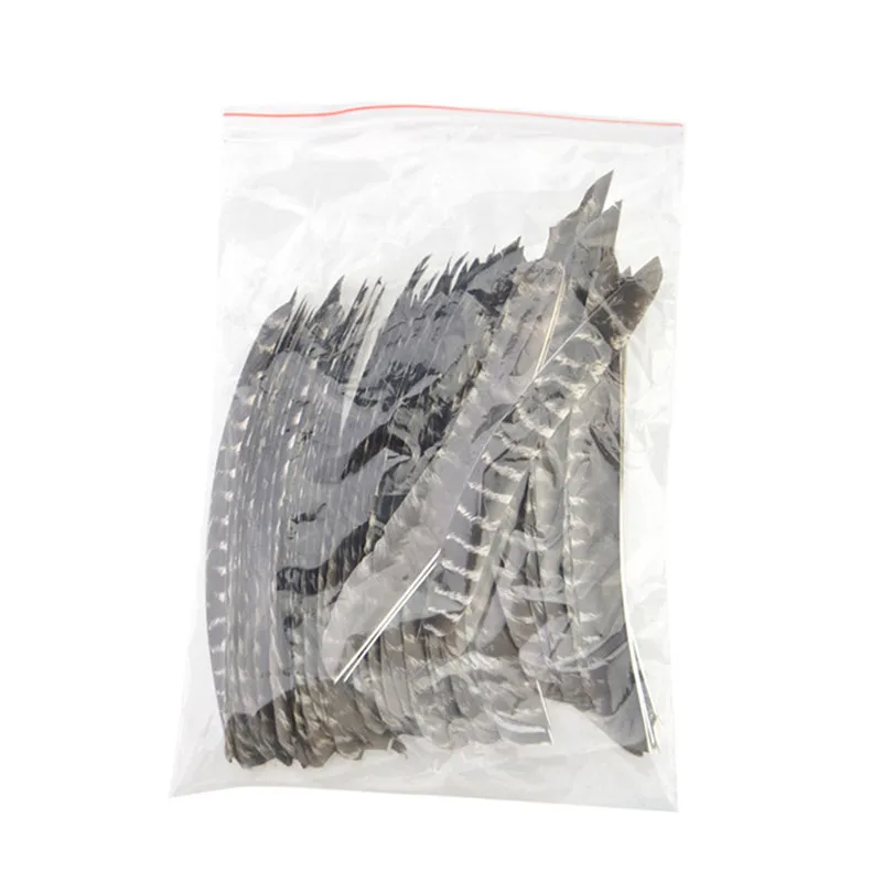 Plumas de pavo para flechas del arco kit DIY izquierda y derecha - imagen 5