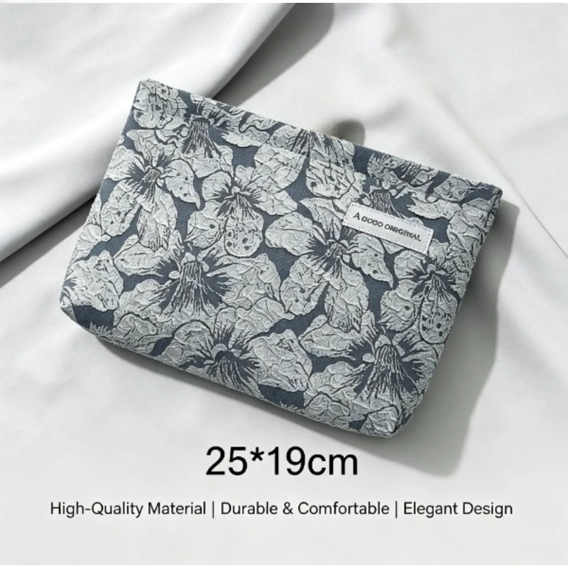 Neceser viaje portátil capacidad maquillaje – Bolsa cosmética relieve 3D - imagen 4
