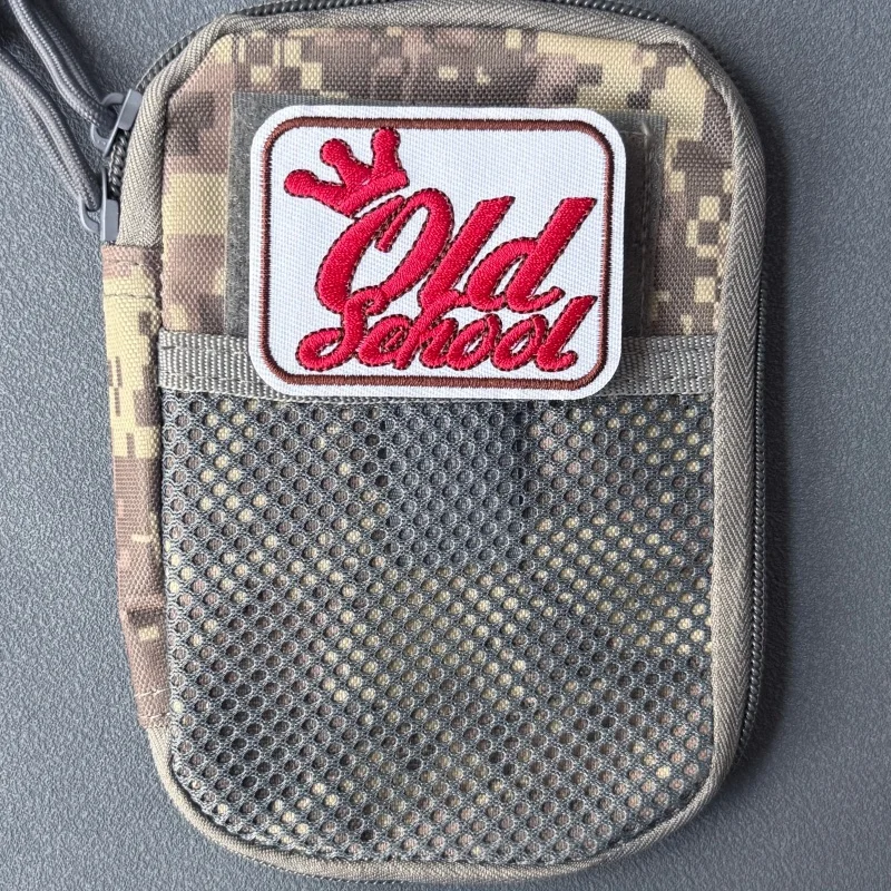 Parche táctico bordado velcro – insignia de moral para mochila o ropa